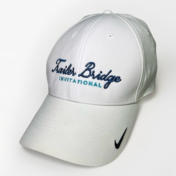 Nike Other - Nike Trailer Bridge Invintational Hat Cap white adjustable